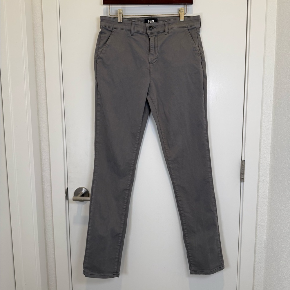 PAIGE Men’s Graham Trouser Brushed Nickel Gray Pants